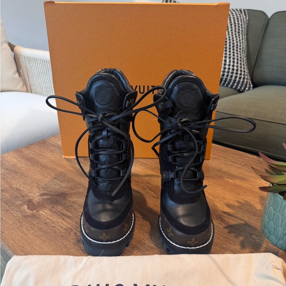 Louis Vuitton Black Ankle Boots